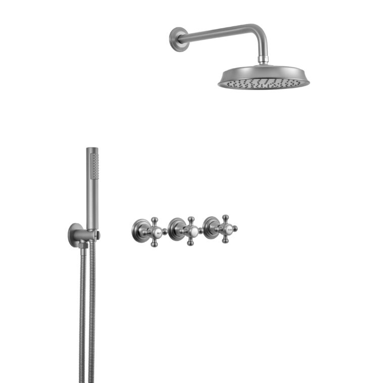 Renoir Ducha Embutir C/ Lluvia Y Ducha Manual Grafito