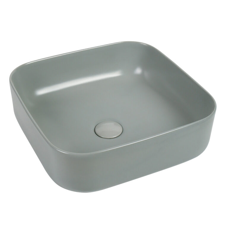 Bacha De Apoyo 385x385x140 Mm Gris