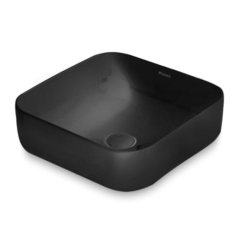 Bacha De Apoyo 385x385x140 Mm Negro