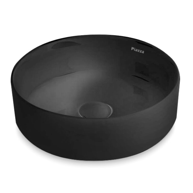 Bacha De Apoyo 360x125 Mm Negro