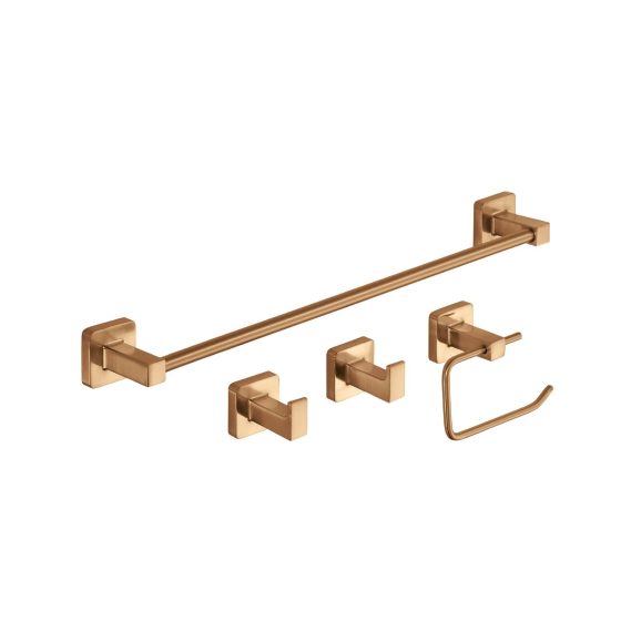 Cube Set 4 Piezas Oro Mate