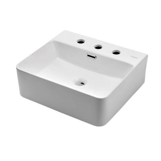 Bacha De Apoyo 465x420x155 Mm 3 Agujeros