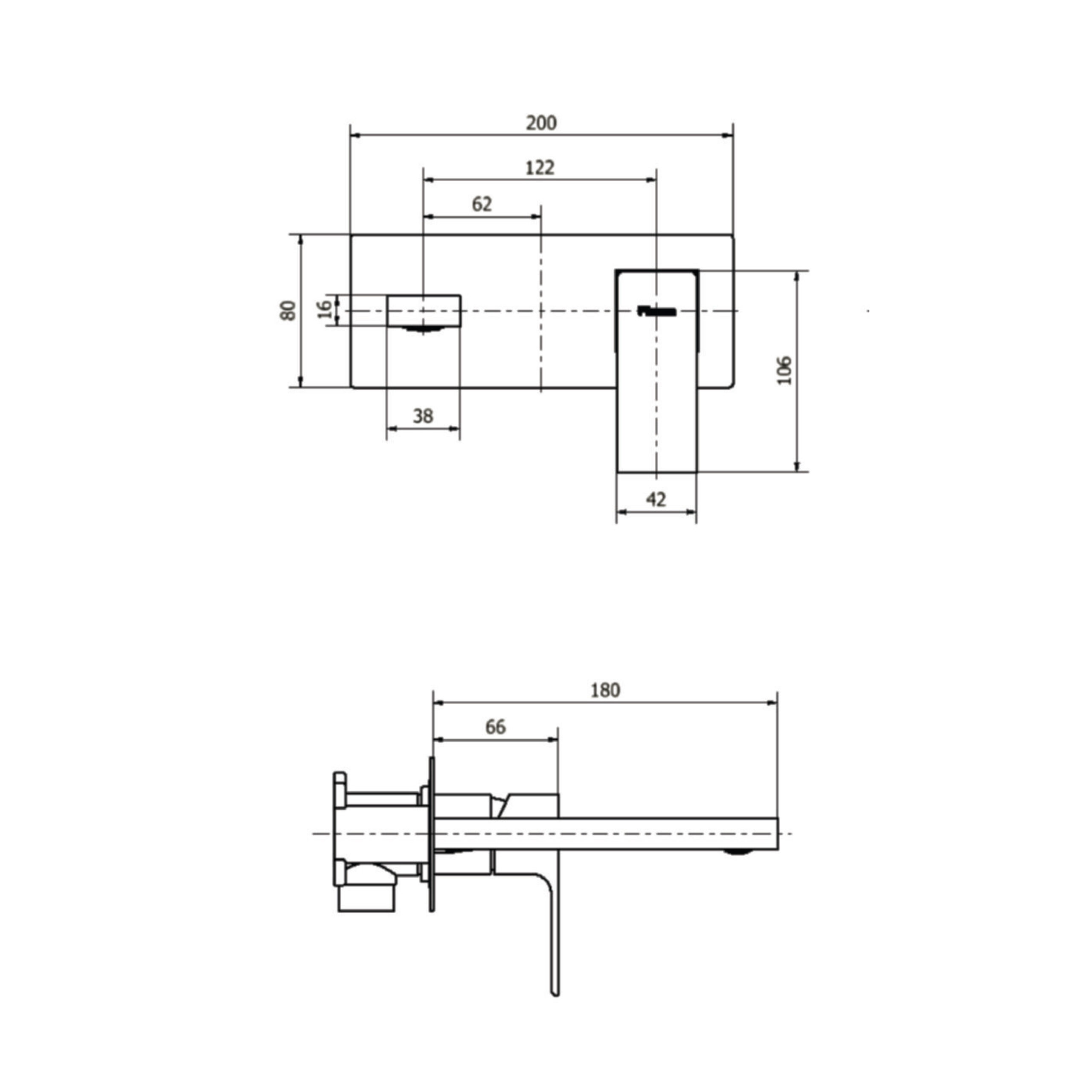 Arq Lavatorio Pared - Imagen 2