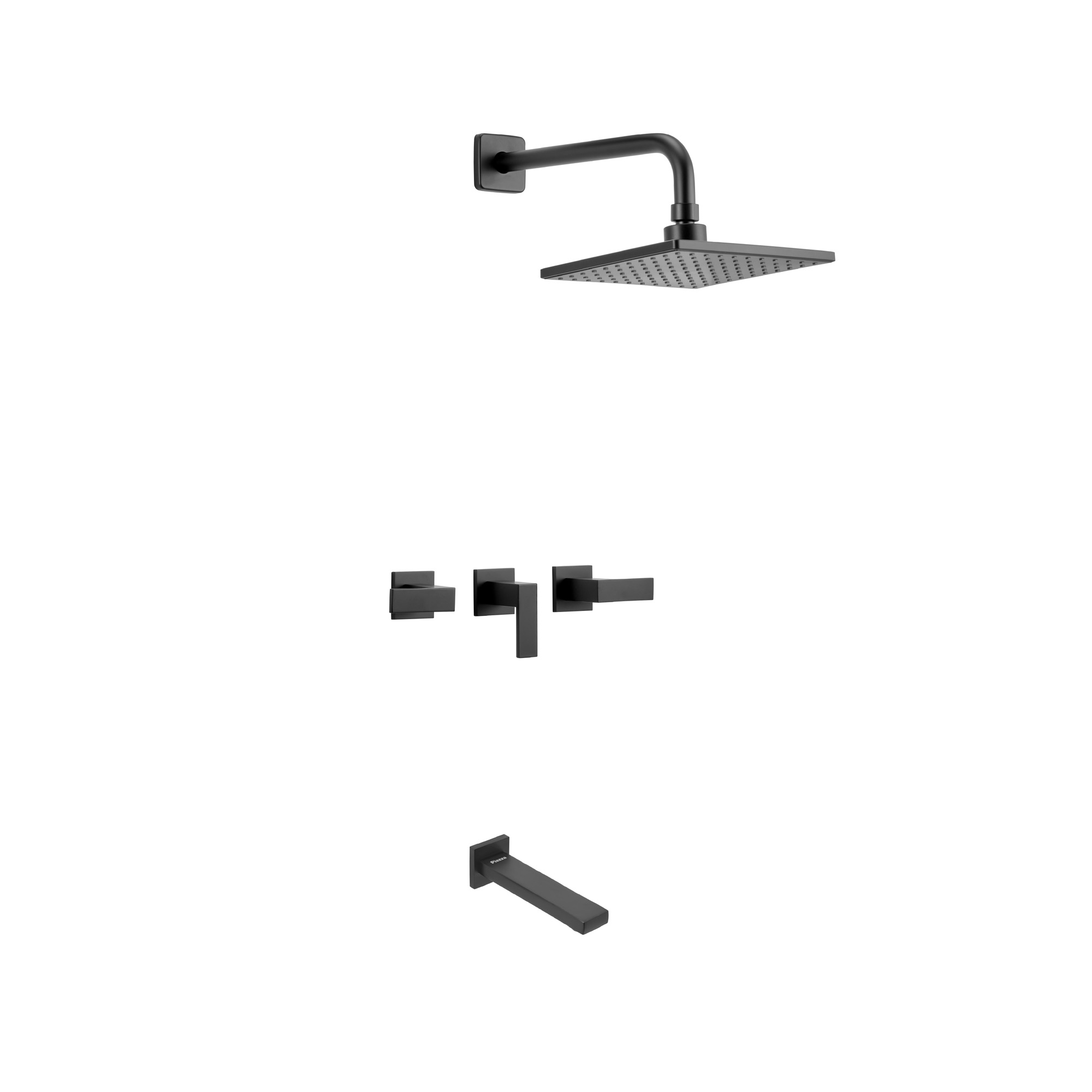 Level Bañera De Embutir C/ Transf. Negro