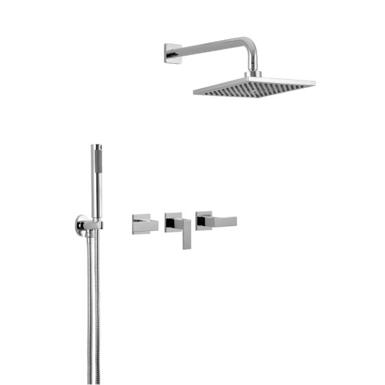 Level Ducha Embutir C/ Lluvia Y Ducha Manual