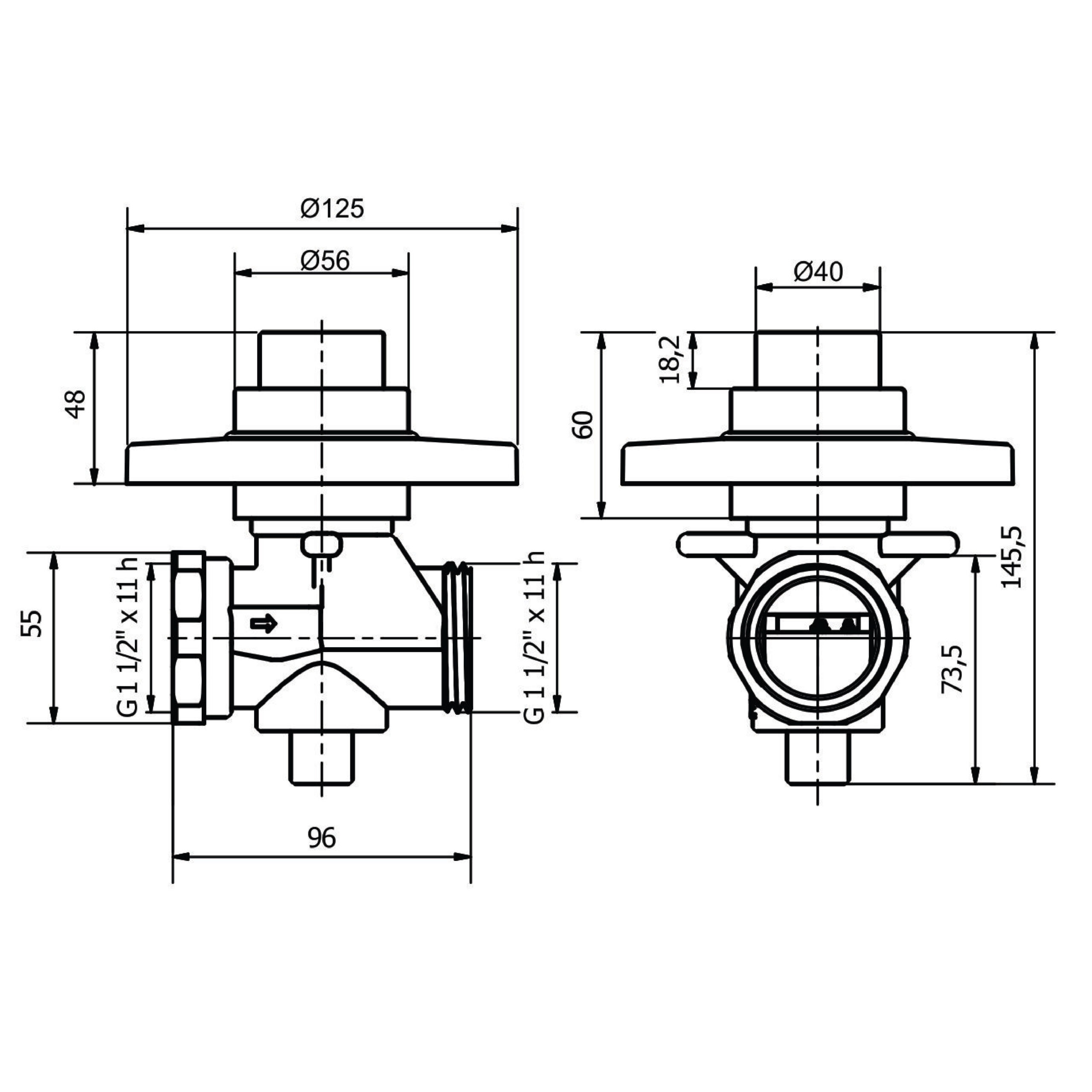 Valvula De Descarga Para Inodoro C/Tapa - Imagen 2