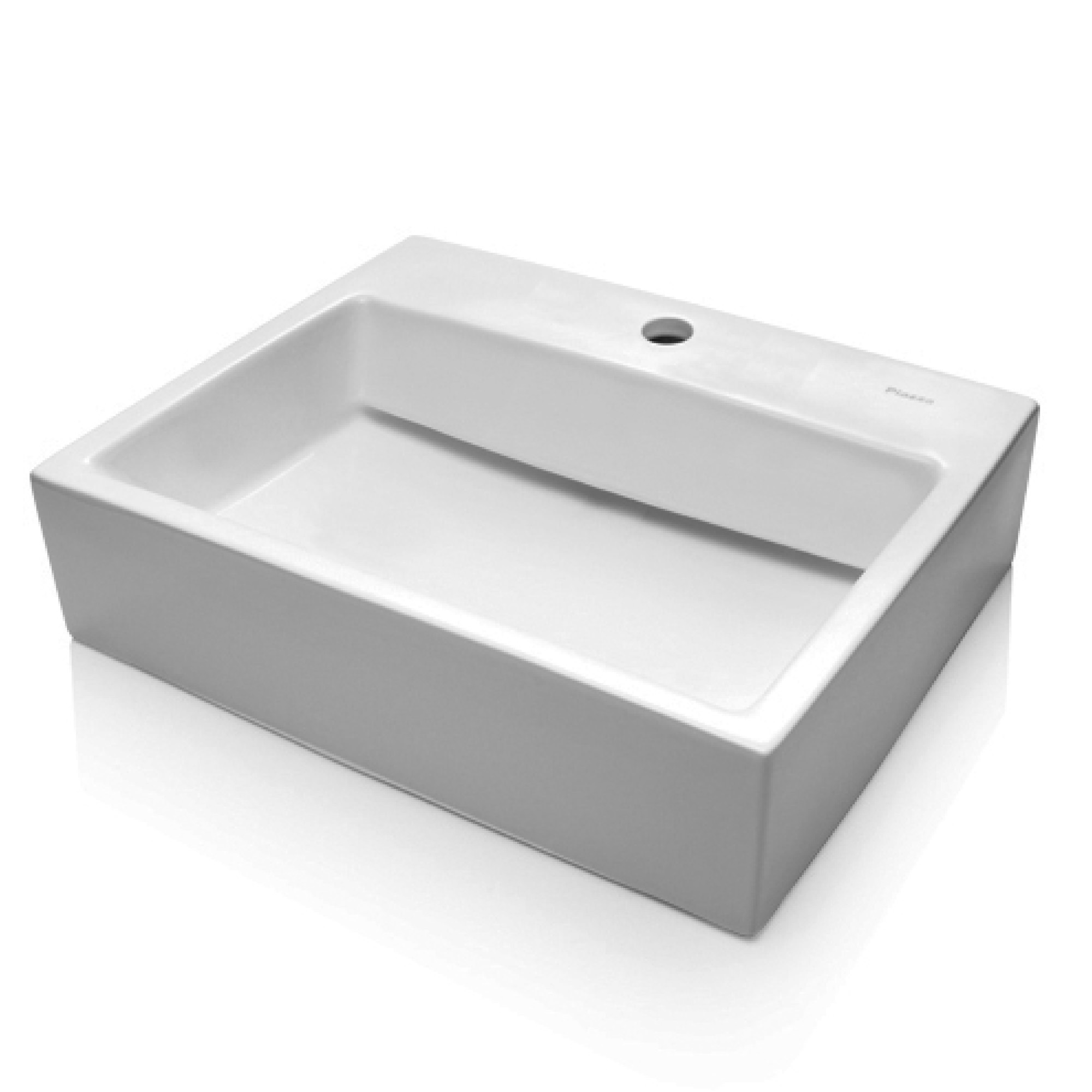 BACHA PORCELANA DE APOYO 455X400X150 CON 3 AGUJEROS