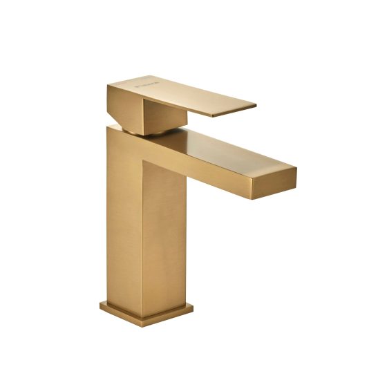 Cube lavatorio mesada oro mate